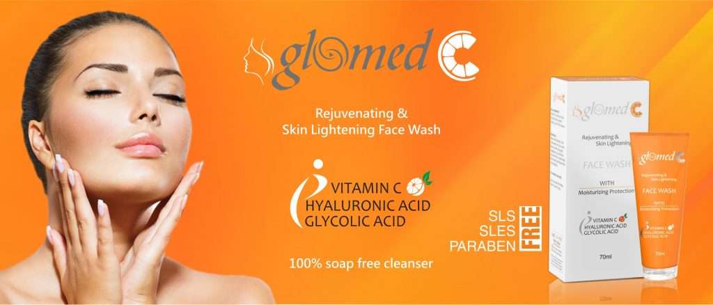 Glomed skin lightening face wash