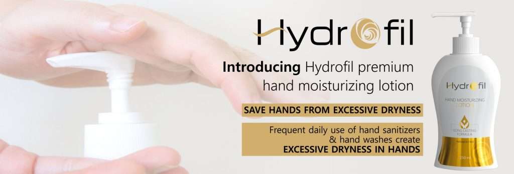 Hydrofil Moisturizing hand lotion-250 ml-Ethicare Remedies