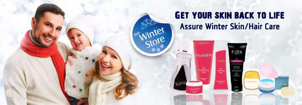 Skin and Hair care products for winter